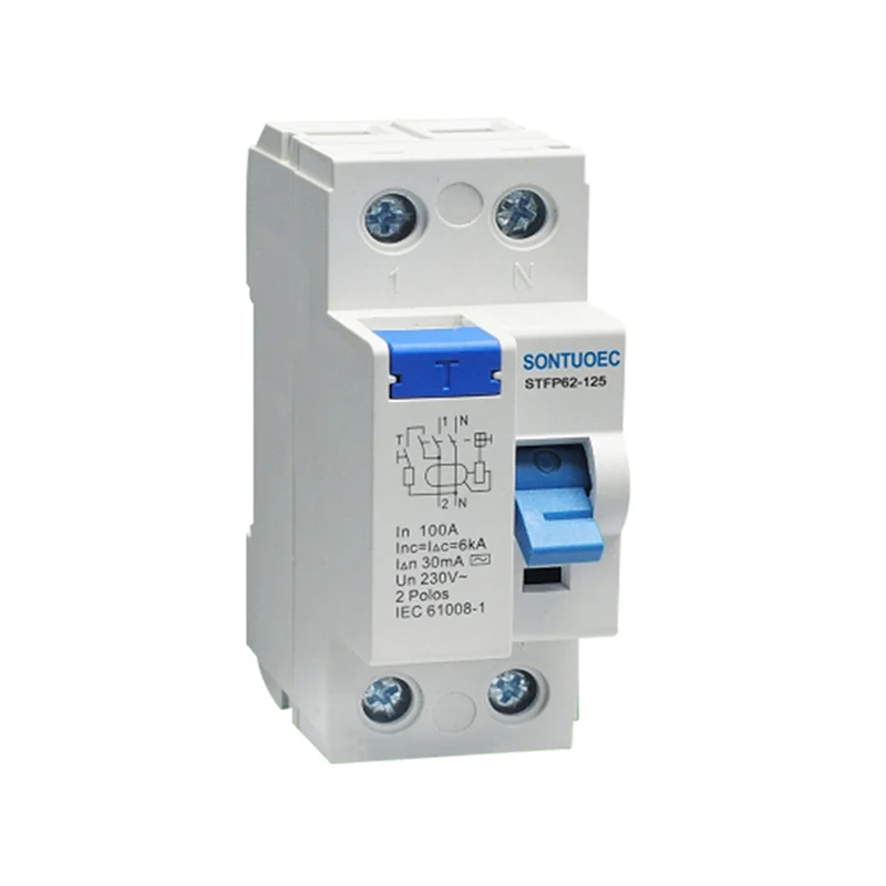 Magneticu elettronicu un type rccb 125A / 30ma