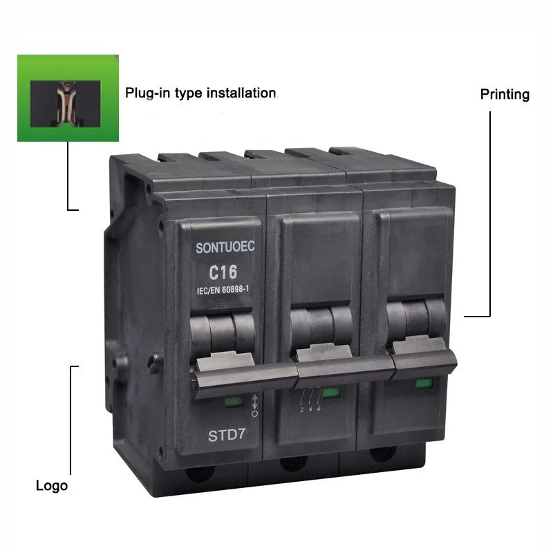 Plug in u circuitu di i miniature di u tippu 3P 3P 3P