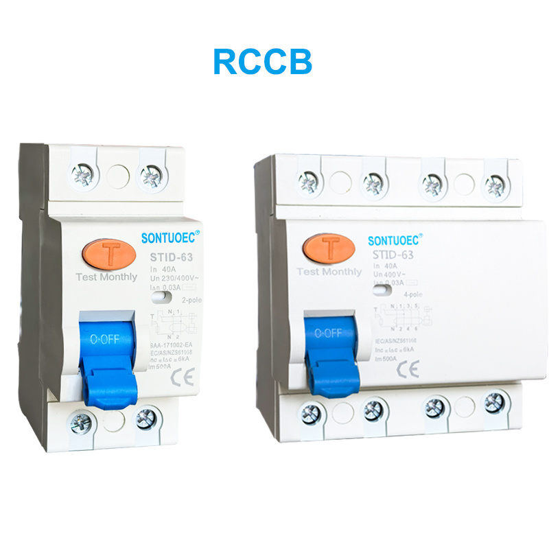 Stid-63 Serie RCCB 230v 63A Interruit di Circuitu Residuale